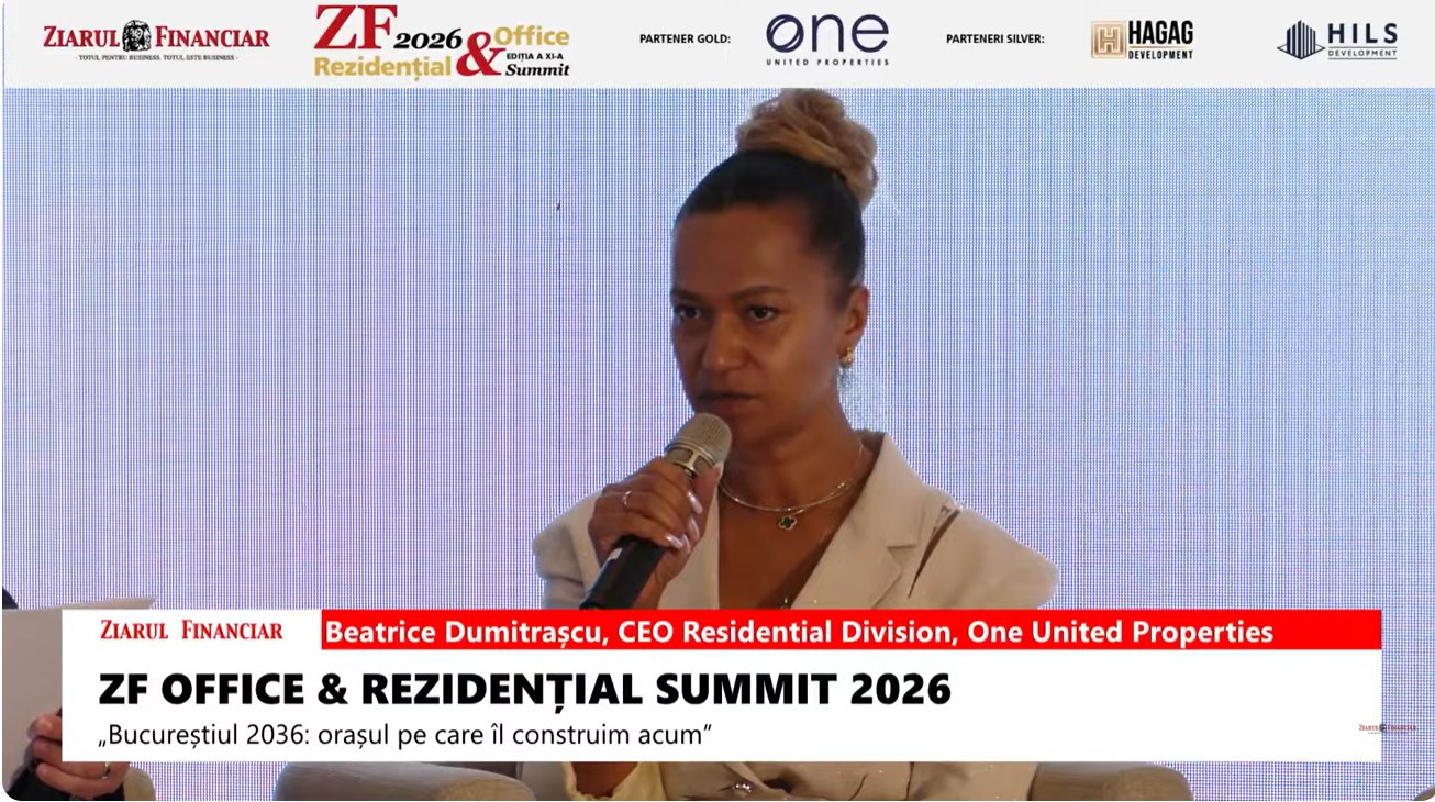 Beatrice Dumitrașcu, One United Properties: Bucureștiul ar putea deveni un model policentric până în 2036