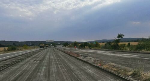 Stadiul lucrărilor la autostrada A1 Margina-Holdea