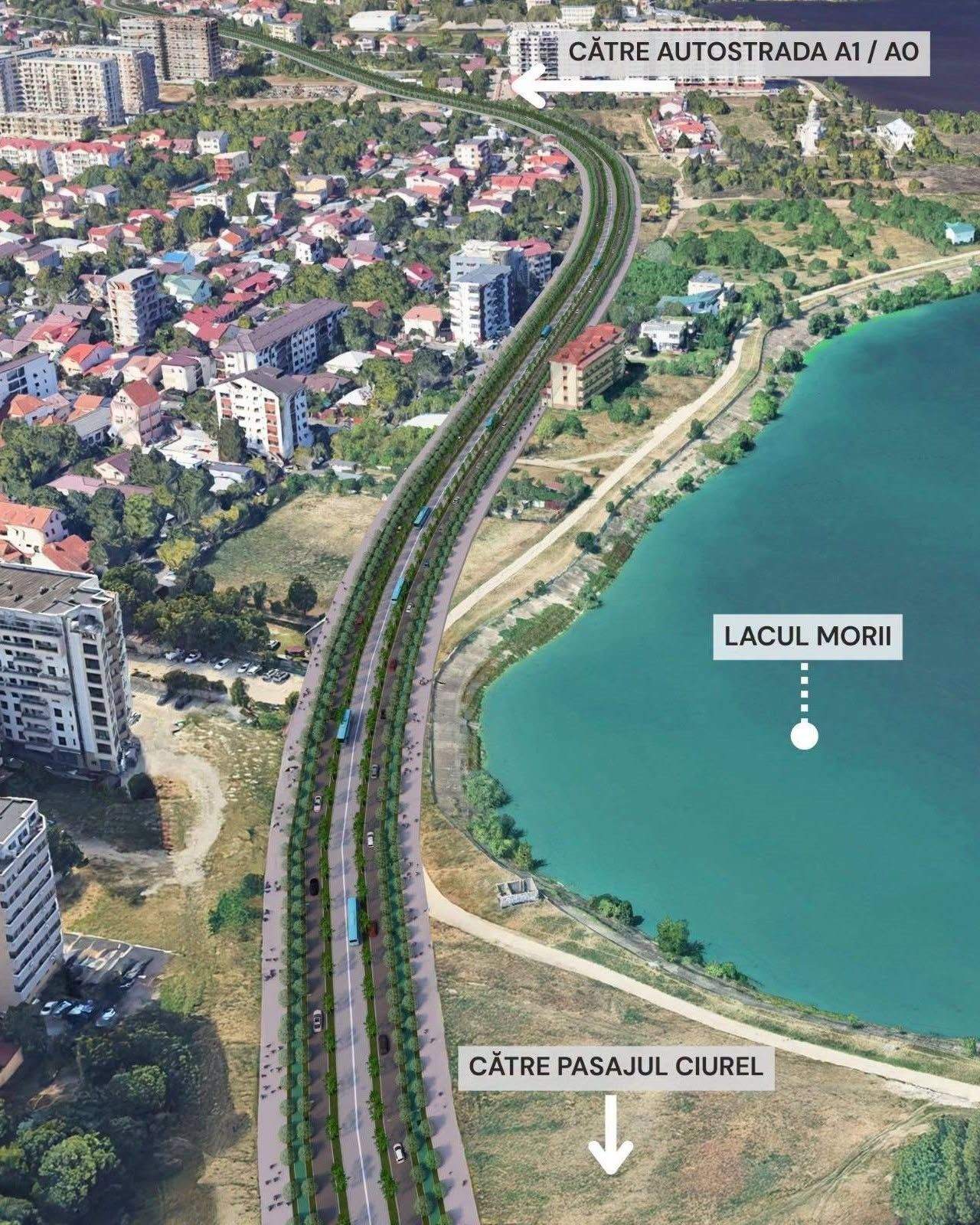 Aprobat proiectul pentru continuarea Pasajului Ciurel până la Centura București