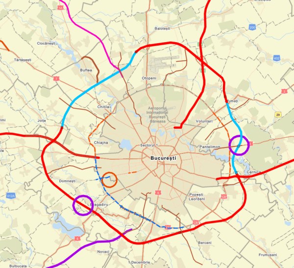 Lotul 1 al A0 București Nord, între Bâcu și Corbeanca, finalizare amânată pentru 2027