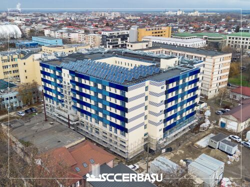Constructii Erbasu continua lucrarile la Spitalul Judetean de Urgenta Calarasi