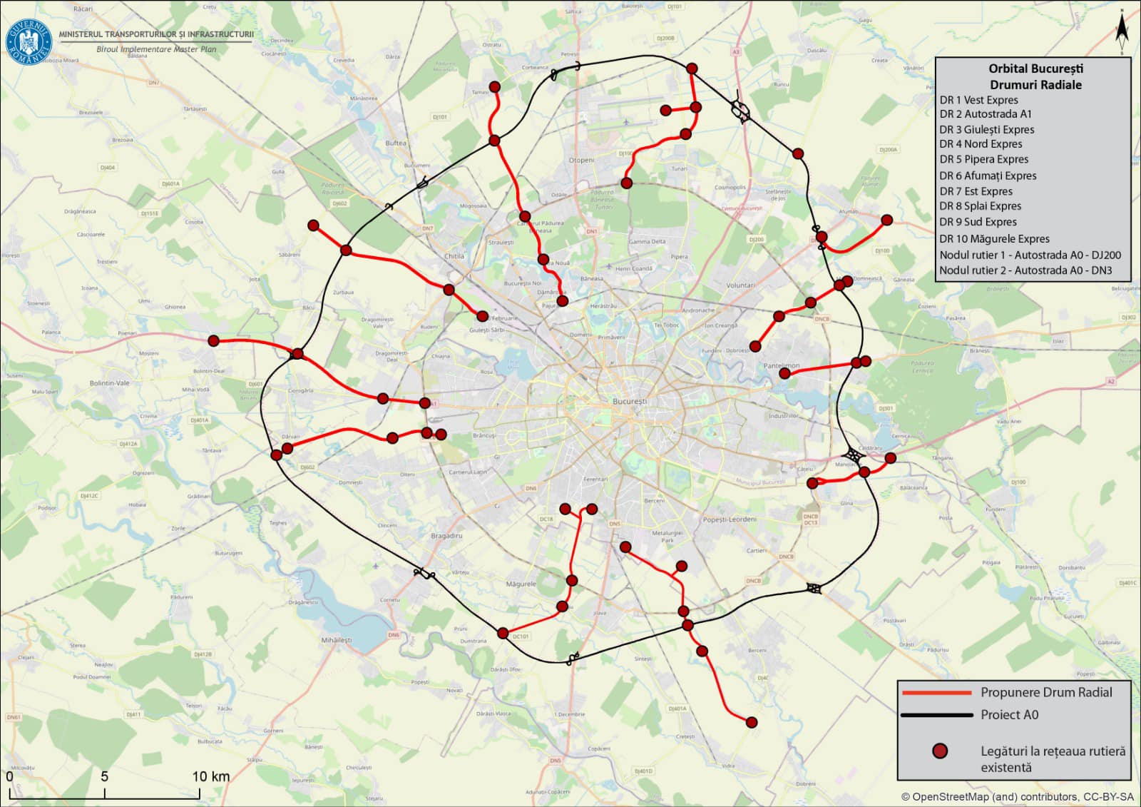 Drumuri Radiale Bucuresti: Cand vor lega drumurile radiale Bucurestiul de zona metropolitana