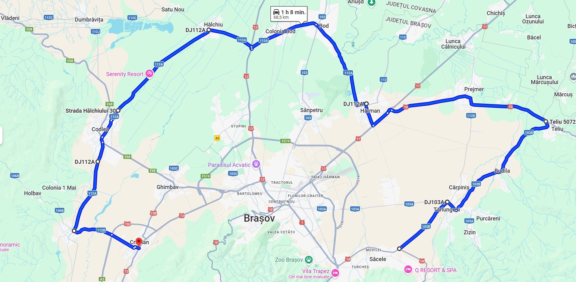 Drumul ”Ocolitoarea mare a Brasovului” a primit finantare