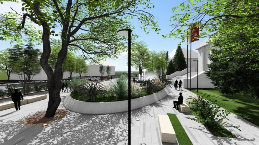 Piațeta de pe bulevardul Victoriei din Sibiu va fi modernizată cu 5,8 milioane de lei