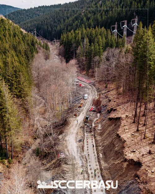 DJ102I Valea Doftanei – Bradet: Constructii Erbasu continua lucrarile in ritm sustinut