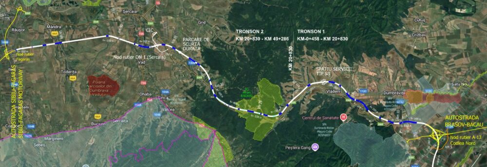 Autostrada Brasov – Fagaras: SF-ul a fost avizat
