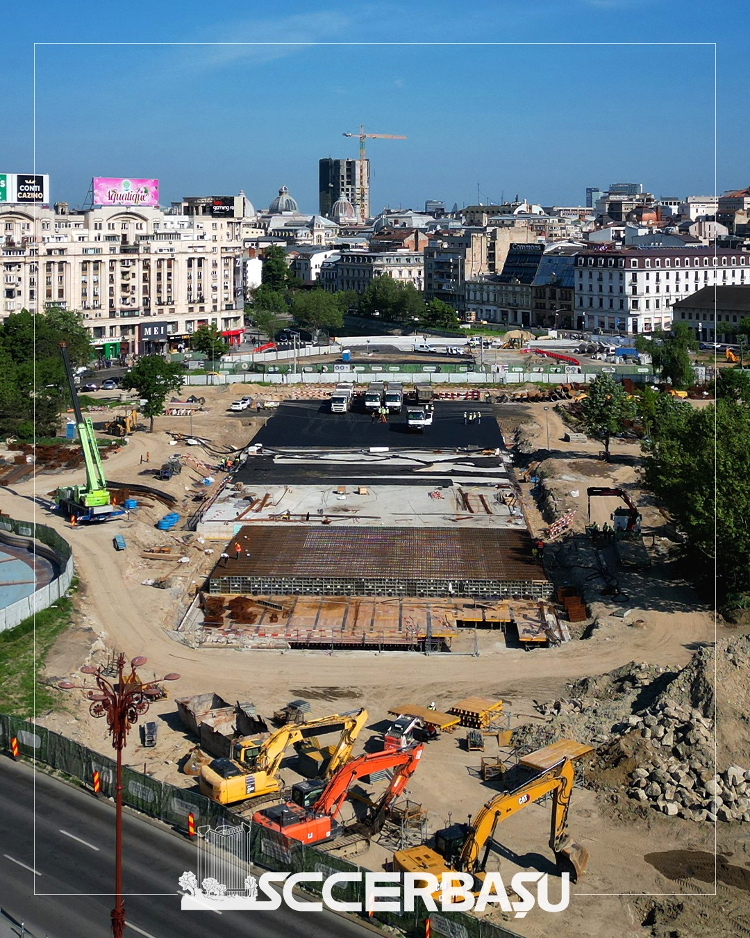 Constructii Erbasu a finalizat prima etapa de refacere a Planseului Unirii