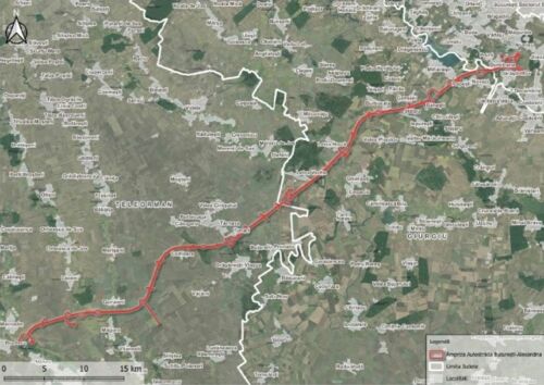 Autostrada Bucuresti – Alexandria va avea 74 de km si doua benzi pe sens