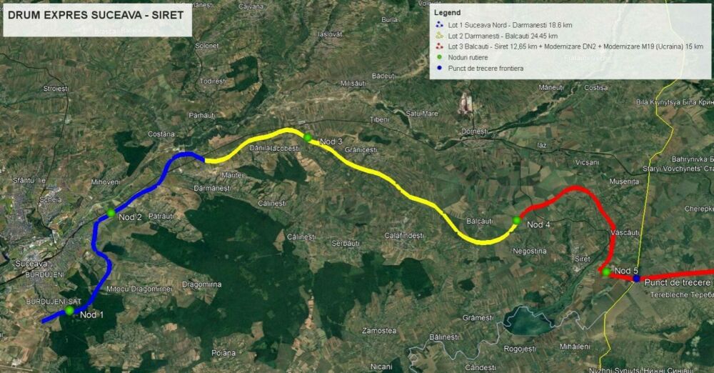 Loturile 1 si 2 din Drumul Expres Suceava – Siret au contracte semnate