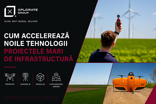 Cum schimbă dronele și scanarea 3D modul de dezvoltare al proiectelor mari de infrastructură