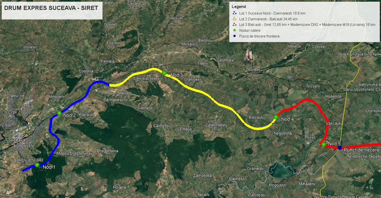 Dupa aprobarea Guvernului, poate fi semnat contractul pentru ultimul lot al drumului expres Suceava – Siret