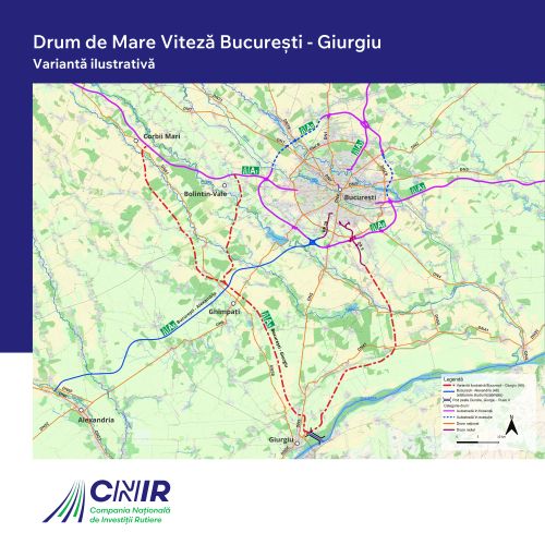 Drumul de mare viteza Bucuresti – Giurgiu: In ianuarie incepe lucrul la SF
