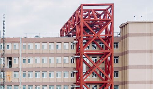 Constructii Erbasu continua lucrarile la noul bloc operator al Spitalului Judetean de Urgenta Slobozia