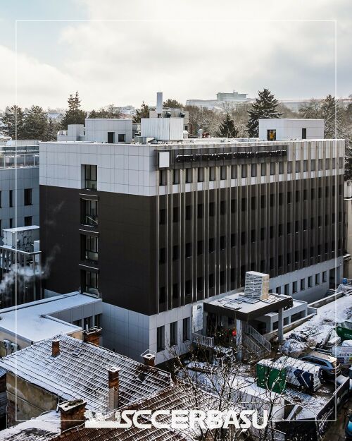 Constructii Erbasu: Stadiu avansat al lucrarilor la Centrul de Patologie Neurovasculara si Neurochirurgie din Cluj-Napoca