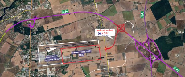 Drumul expres de legatura dintre A0 si viitorul Terminal 2 al Aeroportului Henri Coanda va intra in licitatie