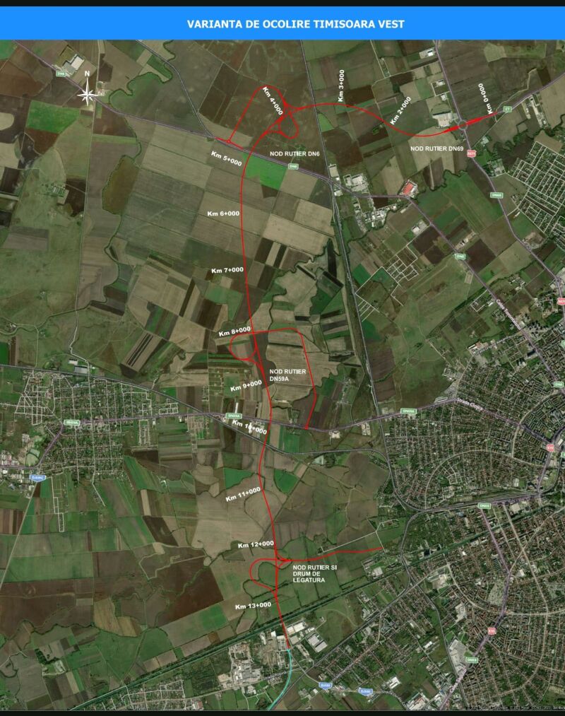 Varianta Ocolitoare Timisoara Vest are autorizatie de construire